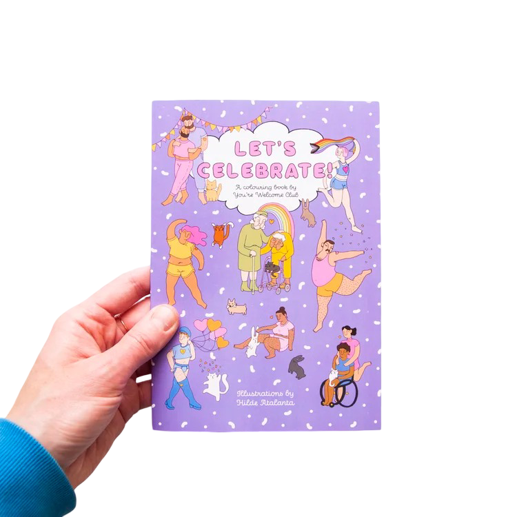 Cover: Let’s Celebrate – a colouring book